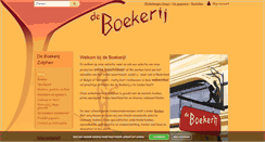 Desktop Screenshot of deboekerijzutphen.nl